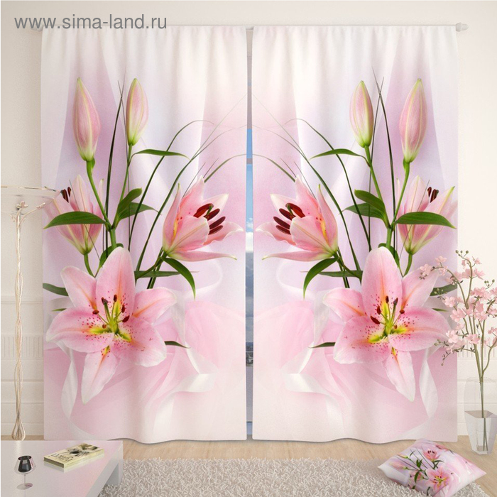 Фотошторы «Чарующая лилия», размер 145 х 260 см, габардин
Фотошторы «Чарующая лилия», размер 145 х 260 см, габардин