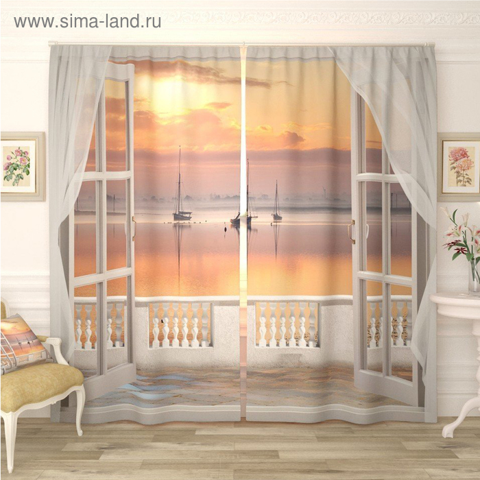 Фотошторы «Яхты на закате», размер 145 х 260 см, блэкаут
Фотошторы «Яхты на закате», размер 145 х 260 см, блэкаут