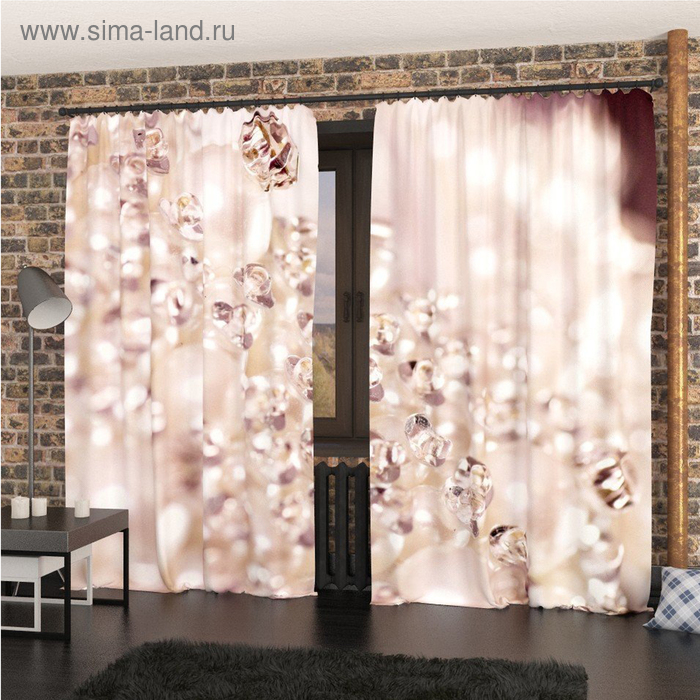 Фотошторы «Алмазные камушки», размер 145 х 260 см, блэкаут
Фотошторы «Алмазные камушки», размер 145 х 260 см, блэкаут