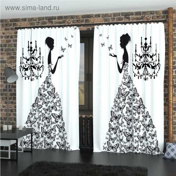 Фотошторы «Женщина из бабочек», размер 145 х 260 см, габардин
Фотошторы «Женщина из бабочек», размер 145 х 260 см, габардин