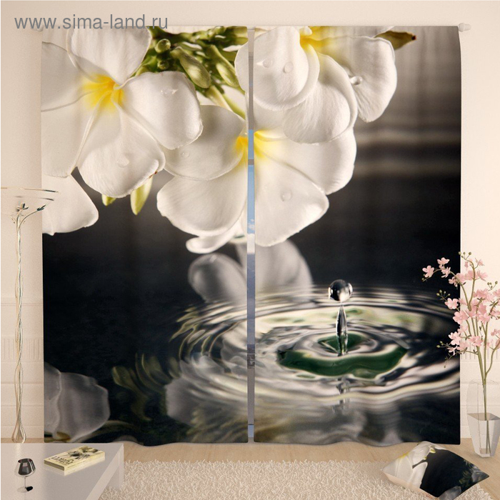 Фотошторы «Капля росы», размер 145 х 260 см, блэкаут
Фотошторы «Капля росы», размер 145 х 260 см, блэкаут