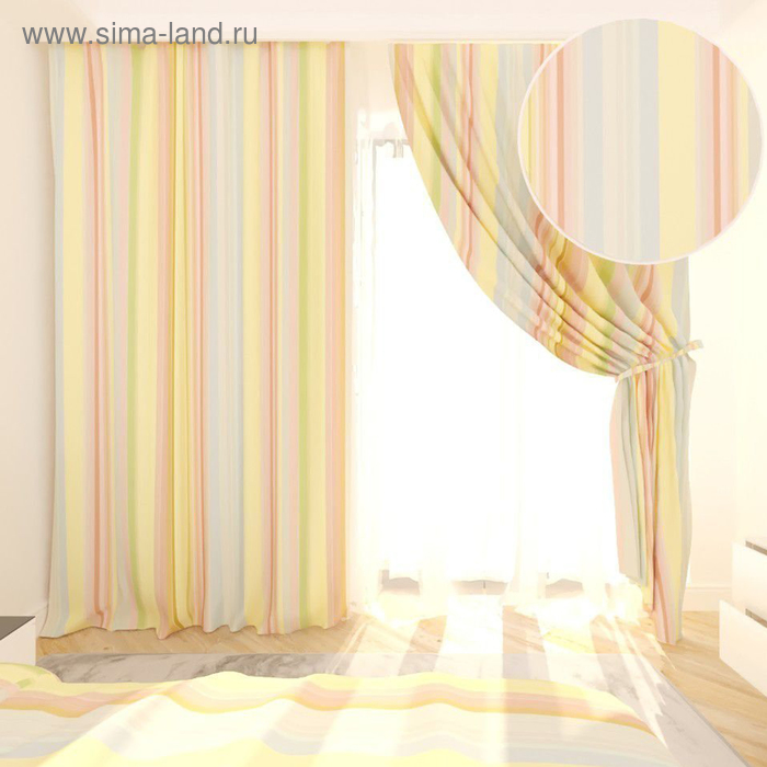 Фотошторы «Кэнти», размер 145 х 260 см, блэкаут
Фотошторы «Кэнти», размер 145 х 260 см, блэкаут