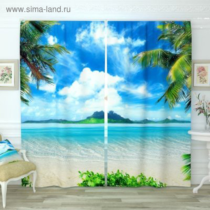 Фотошторы «Остров мечты», размер 145 х 260 см, габардин
Фотошторы «Остров мечты», размер 145 х 260 см, габардин
