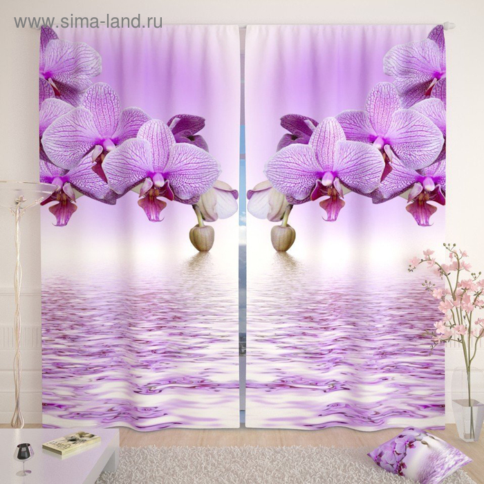 Фотошторы «Сиреневая гладь», размер 145 х 260 см, габардин
Фотошторы «Сиреневая гладь», размер 145 х 260 см, габардин