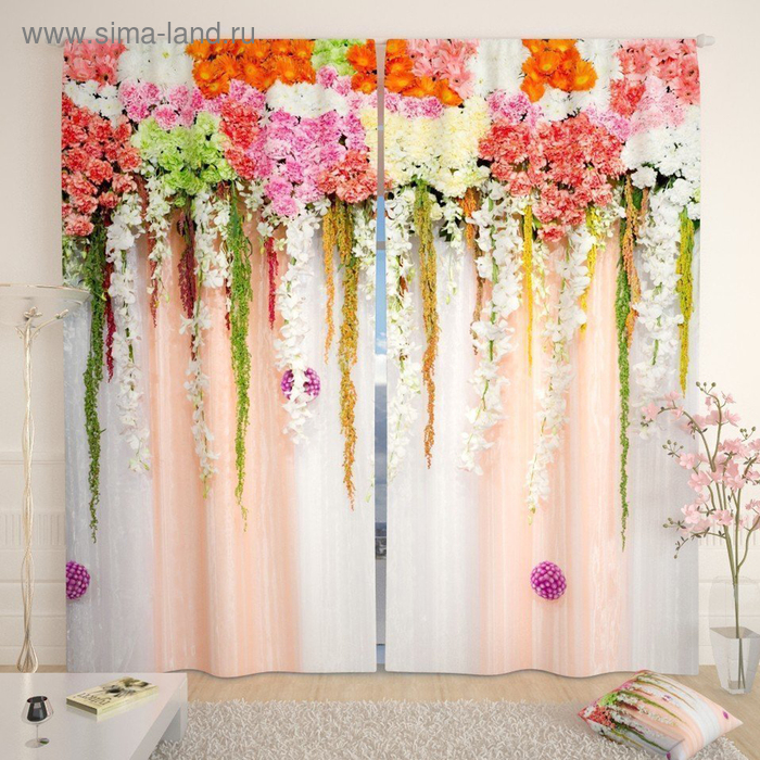 Фотошторы «Цветочный верх 3», размер 145 х 260 см, блэкаут
Фотошторы «Цветочный верх 3», размер 145 х 260 см, блэкаут