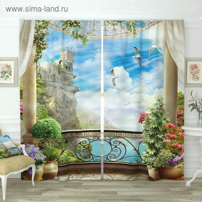 Фотошторы «Вид на замок», размер 145 х 260 см, габардин
Фотошторы «Вид на замок», размер 145 х 260 см, габардин