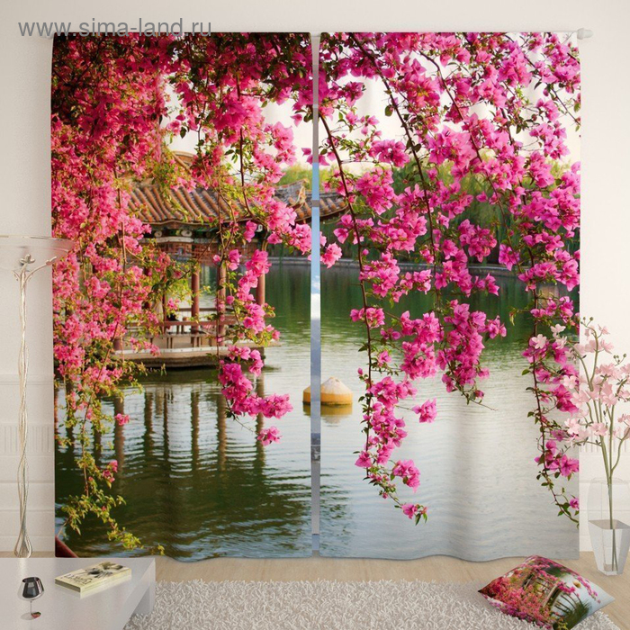 Фотошторы «Цветы в китайском парке», размер 145 х 260 см, габардин
Фотошторы «Цветы в китайском парке», размер 145 х 260 см, габардин