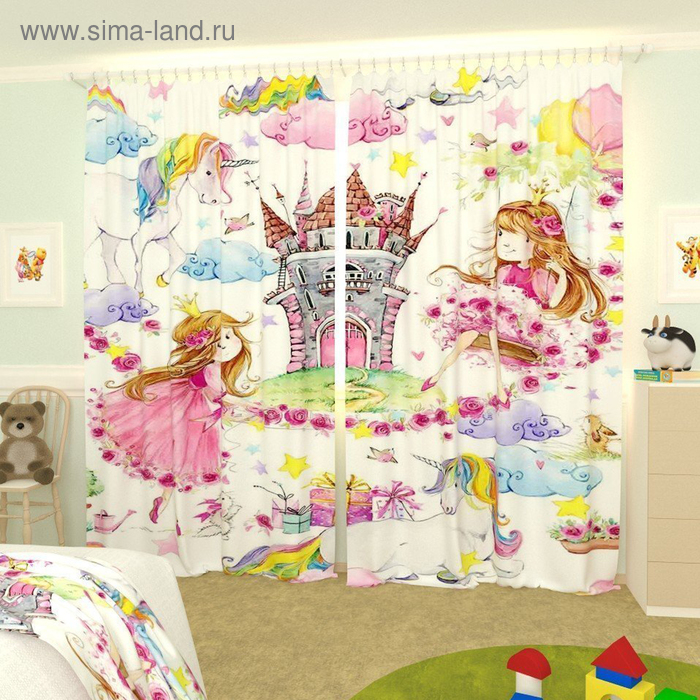 Фотошторы «Юные принцессы», размер 145 х 260 см, габардин
Фотошторы «Юные принцессы», размер 145 х 260 см, габардин