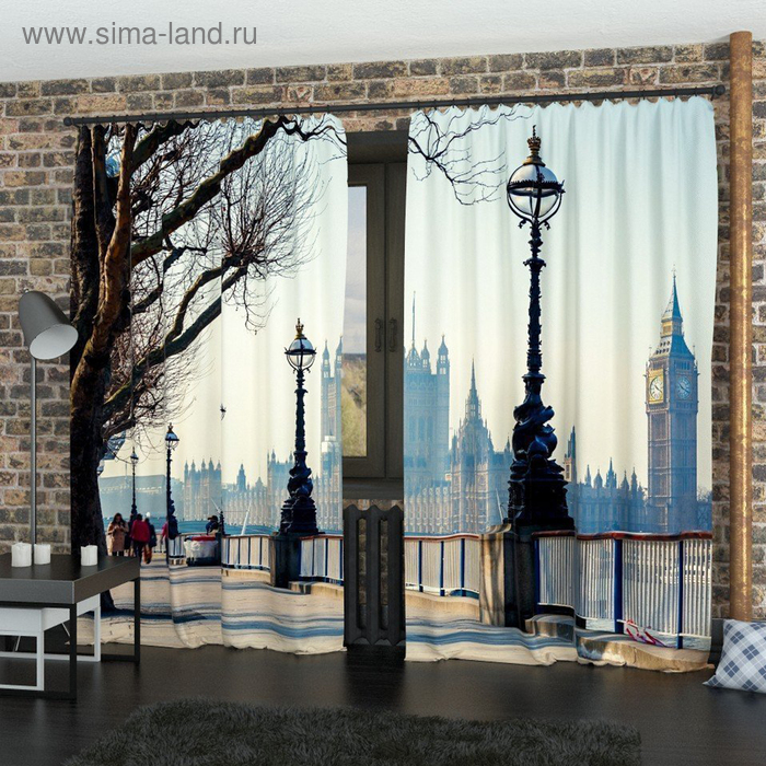 Фотошторы «Вид на Биг Бен», размер 145 х 260 см, блэкаут
Фотошторы «Вид на Биг Бен», размер 145 х 260 см, блэкаут