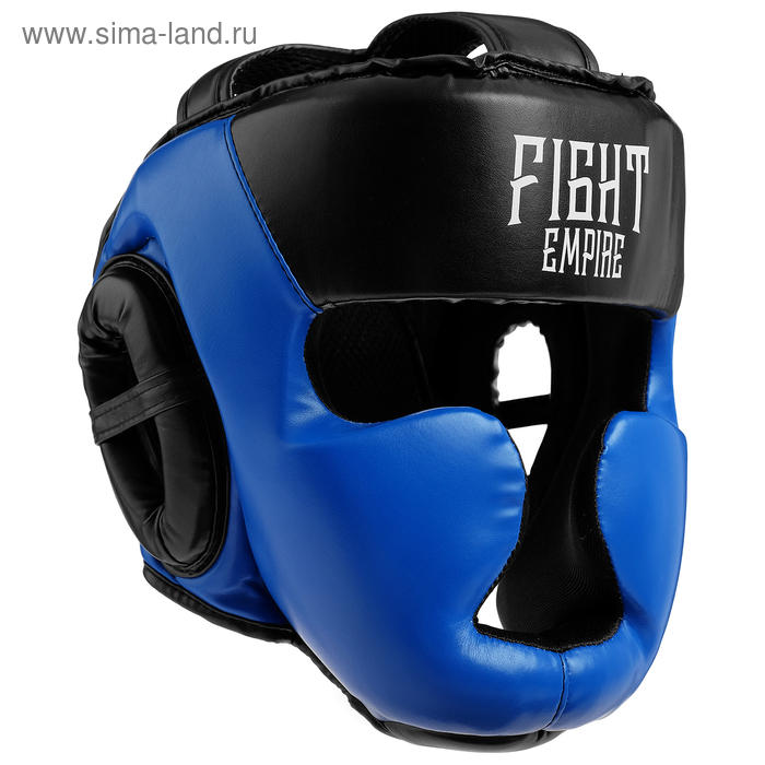 фото Шлем боксёрский соревновательный fight empire, размер l, цвет синий