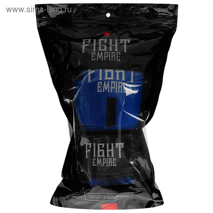 фото Перчатки боксёрские детские fight empire, 8 унций, цвет синий
