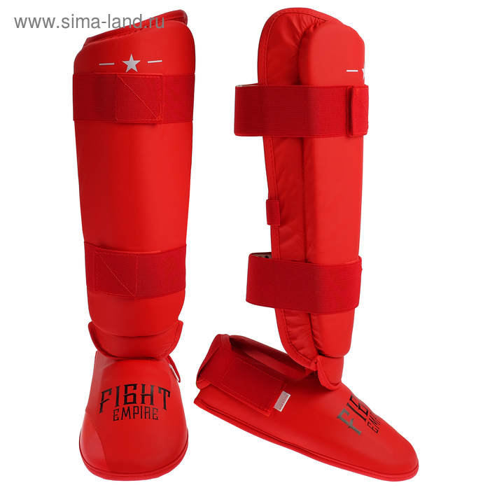 Защита голень+стопа FIGHT EMPIRE, размер L, цвет красный
Защита голень+стопа FIGHT EMPIRE, размер L, цвет красный