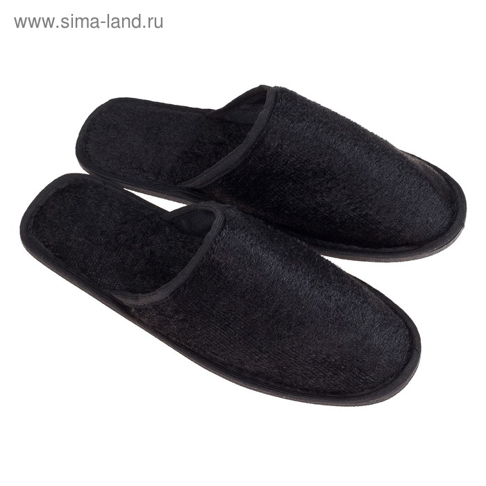 Тапочки мужские, цвет чёрный, размер 40-41
Тапочки мужские, цвет чёрный, размер 40-41