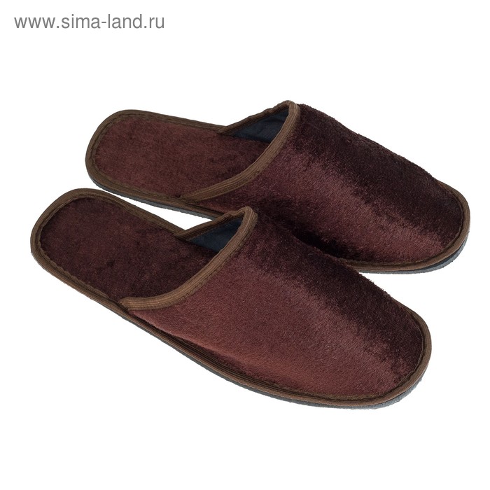 Тапочки мужские, цвет коричневый, размер 40-41
Тапочки мужские, цвет коричневый, размер 40-41