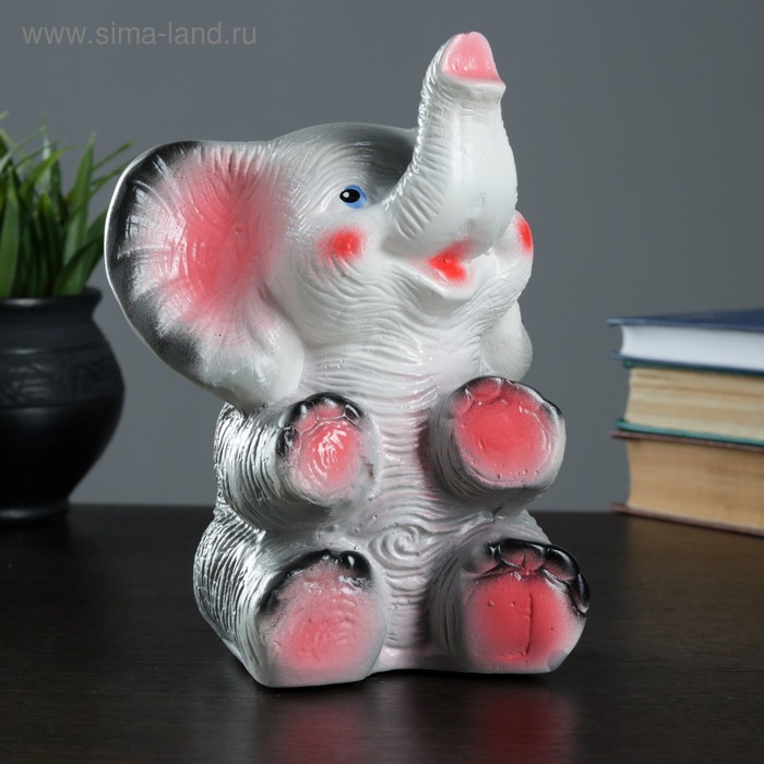 Копилка "Слон №1" серый, 19см
Копилка "Слон №1" серый, 19см