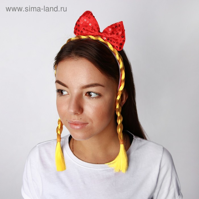 Косички на ободке «Бантик»
Косички на ободке «Бантик»