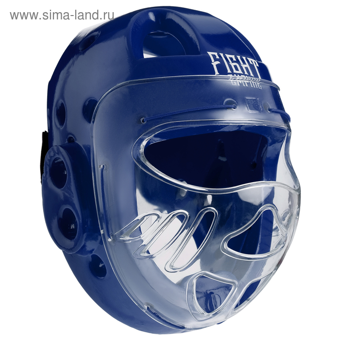 фото Шлем для рукопашного боя fight empire, размер s, цвет синий