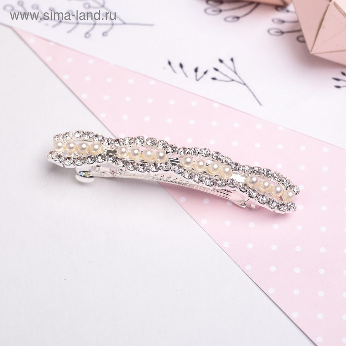 Заколка-автомат для волос "Жизель" 8,5 см узкая овалы
Заколка-автомат для волос "Жизель" 8,5 см узкая овалы