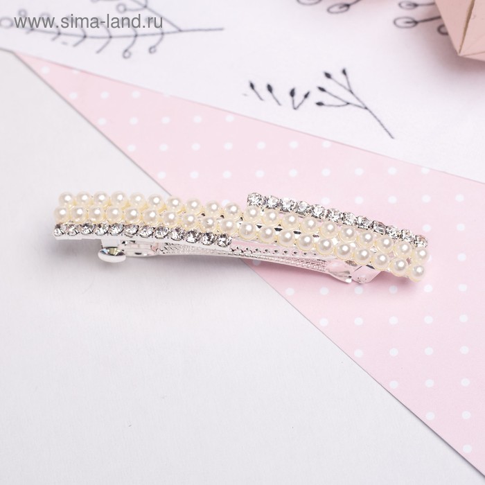 Заколка-автомат для волос "Жизель" 8,5 см узкая прямой
Заколка-автомат для волос "Жизель" 8,5 см узкая прямой