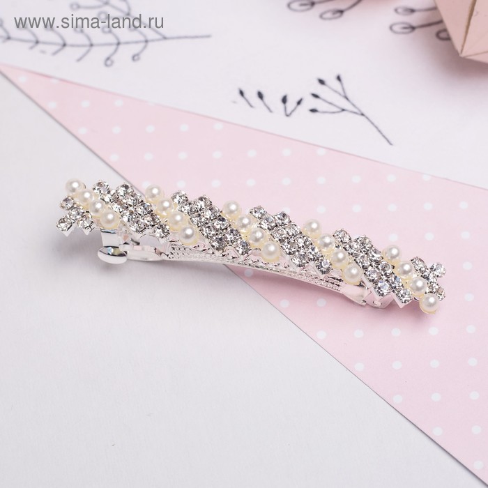 Заколка-автомат для волос "Жизель" 8,5 см узкая диагональ
Заколка-автомат для волос "Жизель" 8,5 см узкая диагональ