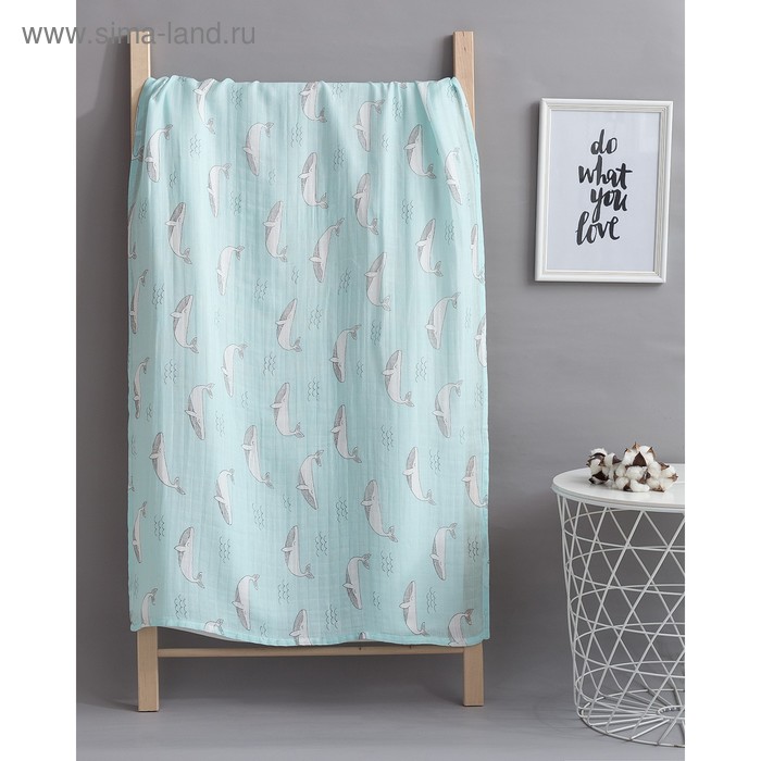 Пелёнка муслиновая Крошка Я «Морская» 75х120 см, двухслойная, 70% бамбук, 30% хлопок
Пелёнка муслиновая Крошка Я «Морская» 75х120 см, двухслойная, 70% бамбук, 30% хлопок