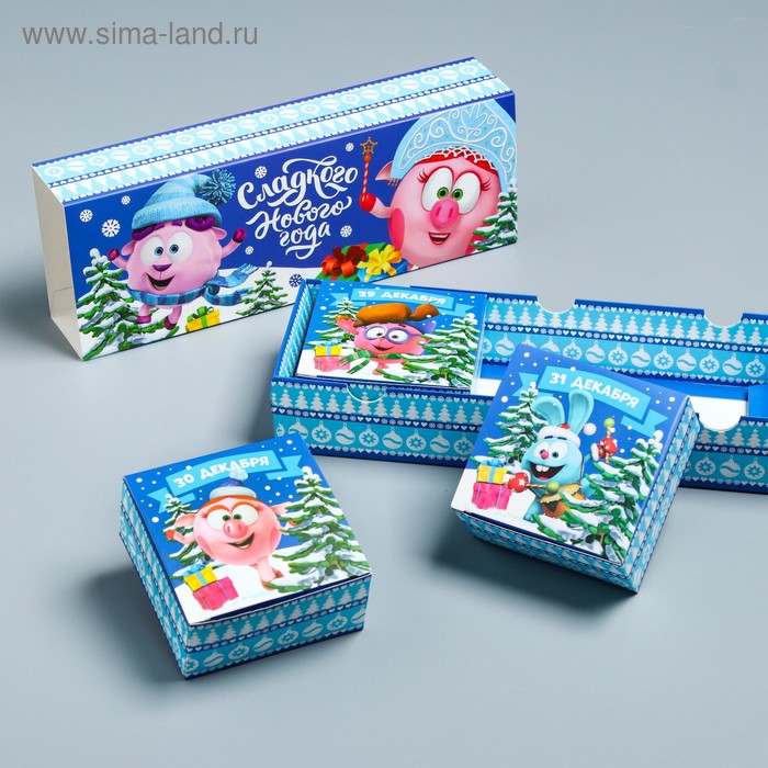 Подарочная коробка «С Новым Годом!», Смешарики, 27,2 х 9,4 х 4,8 см
Подарочная коробка «С Новым Годом!», Смешарики, 27,2 х 9,4 х 4,8 см
