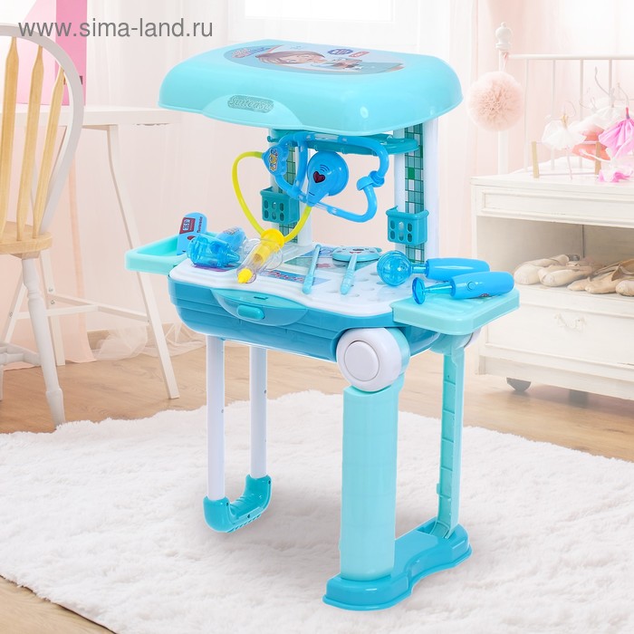 Игровой набор доктора «Лечим быстро», в чемодане
Игровой набор доктора «Лечим быстро», в чемодане