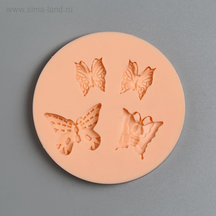 Молд силикон №753 "Бабочки" 2,5х 2 см, 1,4х1,5 см МИКС
Молд силикон №753 "Бабочки" 2,5х 2 см, 1,4х1,5 см МИКС