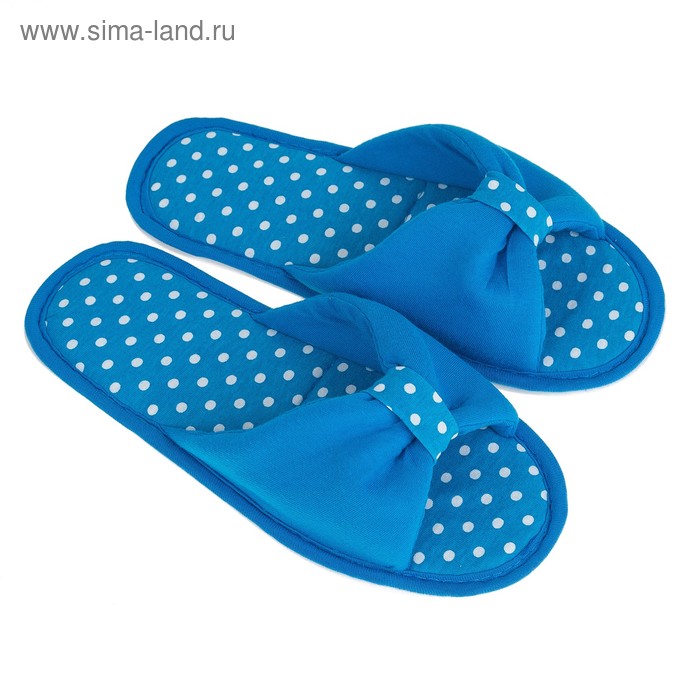 Тапочки женские цвет голубой, размер 35
Тапочки женские цвет голубой, размер 35