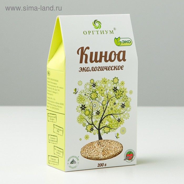 Светлое киноа, экологическое, 200 г
Светлое киноа, экологическое, 200 г