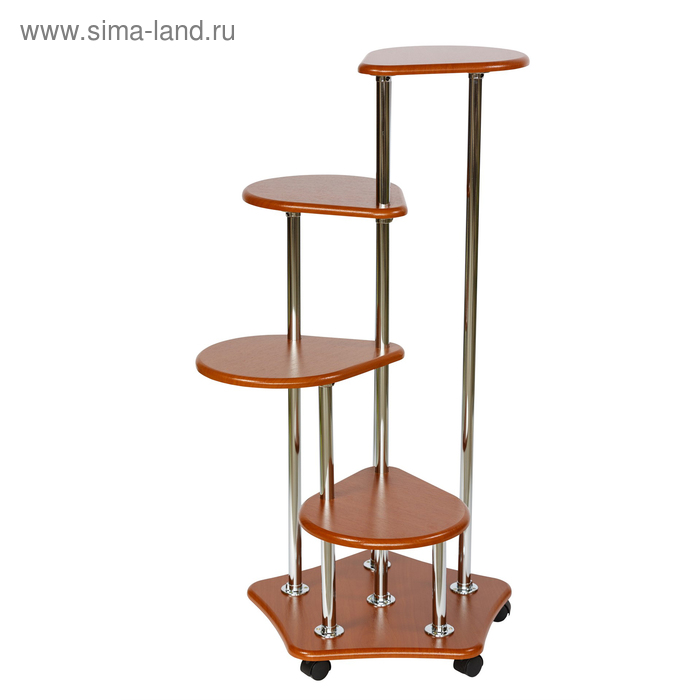 Подставка «Четвёрочка», 650 × 650 × 1100 мм, цвет вишня 
Подставка «Четвёрочка», 650 × 650 × 1100 мм, цвет вишня