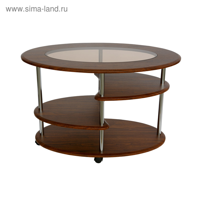 Стол журнальный «Эллипс», со стеклом сжс-01, 900 × 600 × 570 мм, цвет орех
Стол журнальный «Эллипс», со стеклом сжс-01, 900 × 600 × 570 мм, цвет орех