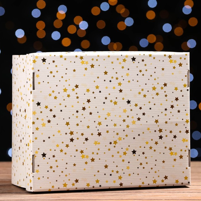 Складная коробка "Звездочки", 31,2 х 25,6 х 16,1 см
Складная коробка "Звездочки", 31,2 х 25,6 х 16,1 см