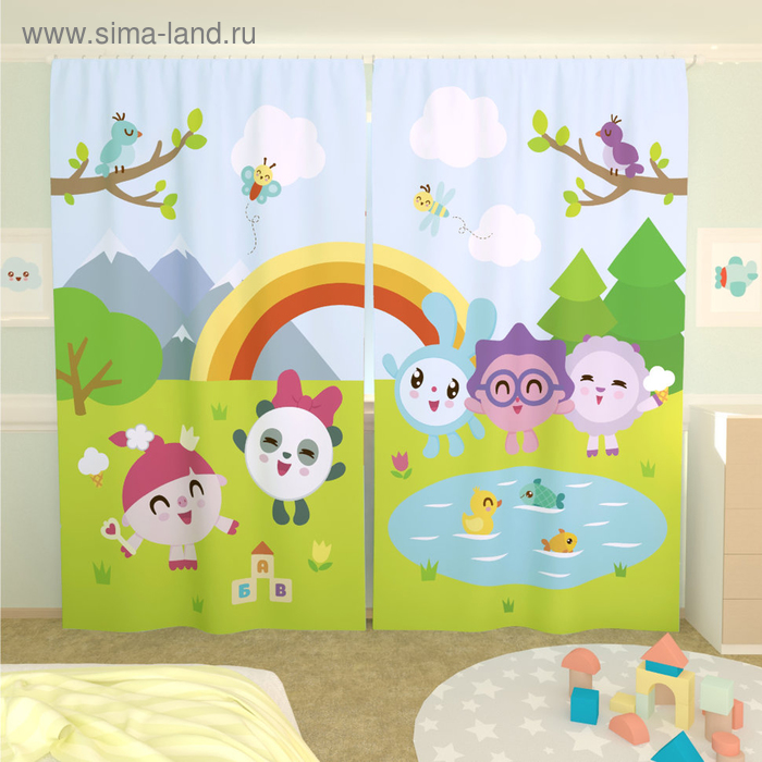 Фотошторы «Малышарики 8», размер 150 × 260 см, габардин
Фотошторы «Малышарики 8», размер 150 × 260 см, габардин