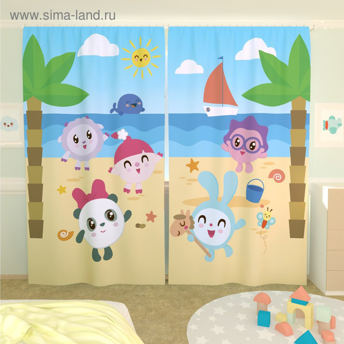 Фотошторы «Малышарики 11», размер 150 × 260 см, габардин
Фотошторы «Малышарики 11», размер 150 × 260 см, габардин