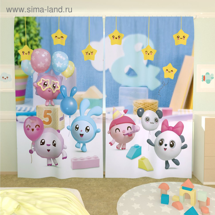 Фотошторы «Малышарики 14», размер 150 × 260 см, габардин
Фотошторы «Малышарики 14», размер 150 × 260 см, габардин