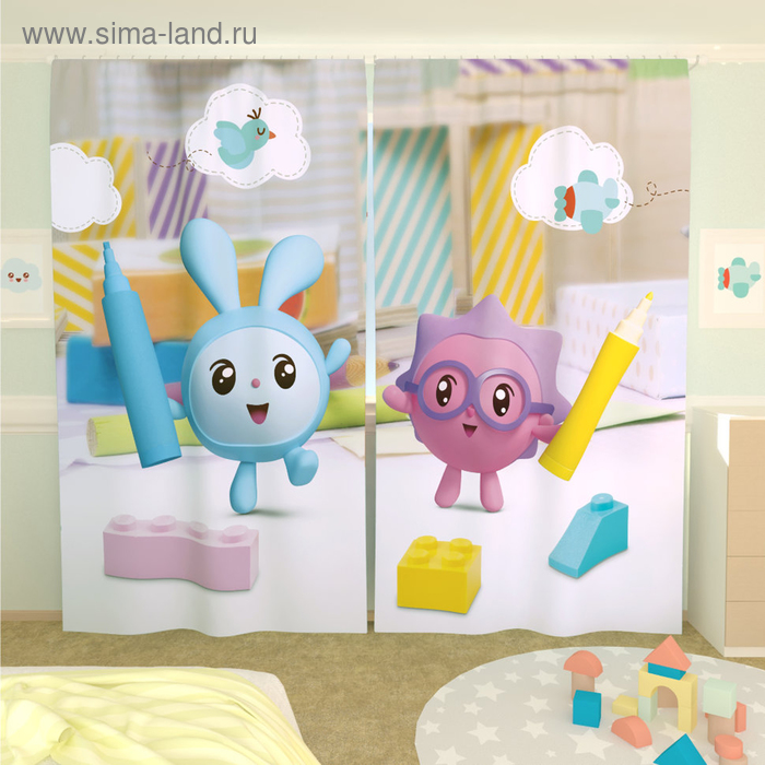 Фотошторы «Малышарики 19», размер 150 × 260 см, габардин
Фотошторы «Малышарики 19», размер 150 × 260 см, габардин