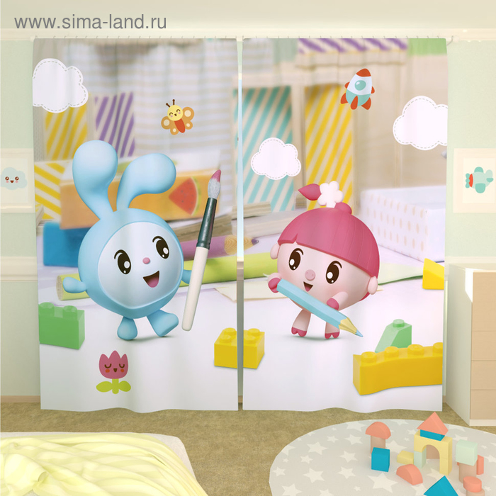 Фотошторы «Малышарики 20», размер 150 × 260 см, габардин
Фотошторы «Малышарики 20», размер 150 × 260 см, габардин