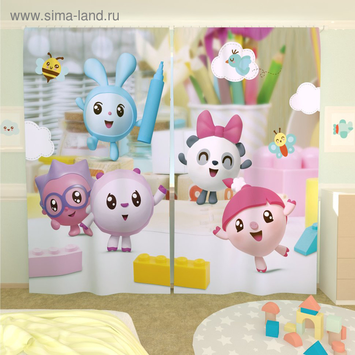 Фотошторы «Малышарики 24», размер 150 × 260 см, габардин
Фотошторы «Малышарики 24», размер 150 × 260 см, габардин
