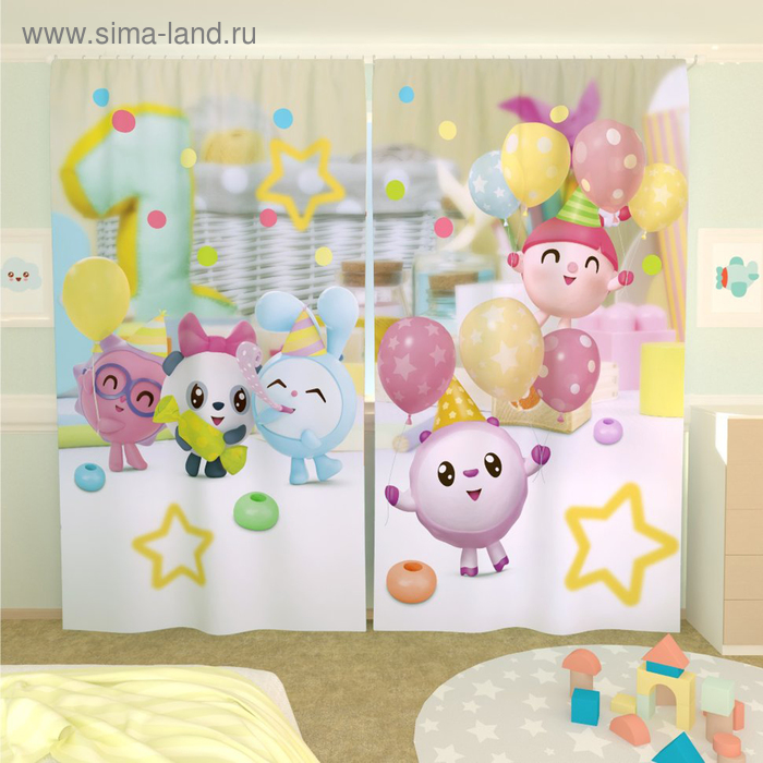 Фотошторы «Малышарики 26», размер 150 × 260 см, габардин
Фотошторы «Малышарики 26», размер 150 × 260 см, габардин