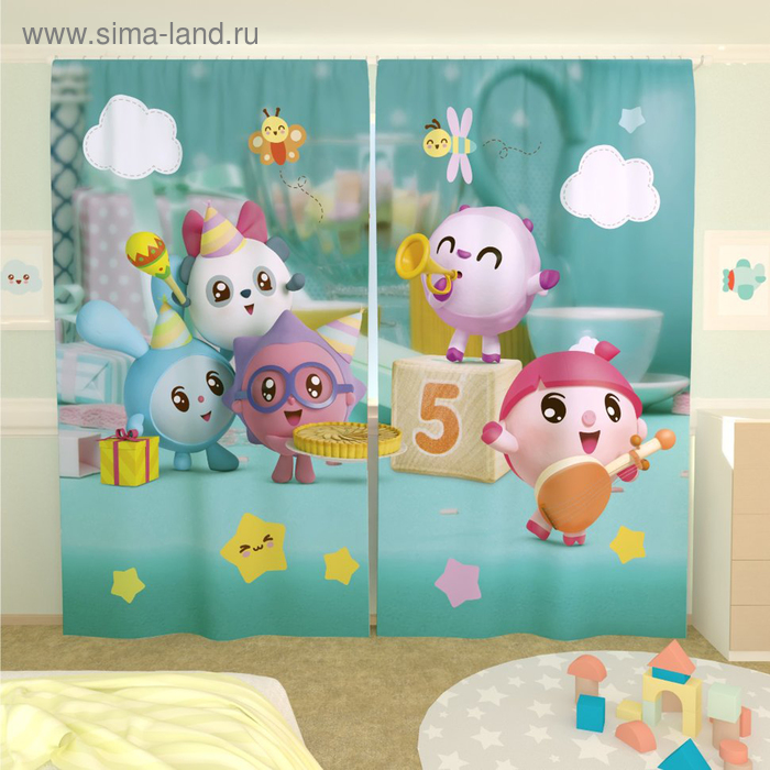 Фотошторы «Малышарики 27», размер 150 × 260 см, габардин
Фотошторы «Малышарики 27», размер 150 × 260 см, габардин