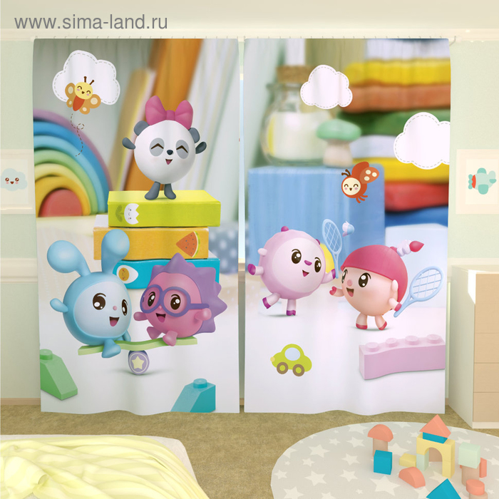 Фотошторы «Малышарики 30», размер 150 × 260 см, габардин
Фотошторы «Малышарики 30», размер 150 × 260 см, габардин