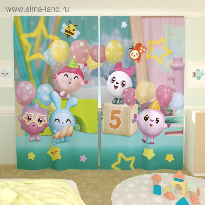 Фотошторы «Малышарики 31», размер 150 × 260 см, габардин
Фотошторы «Малышарики 31», размер 150 × 260 см, габардин