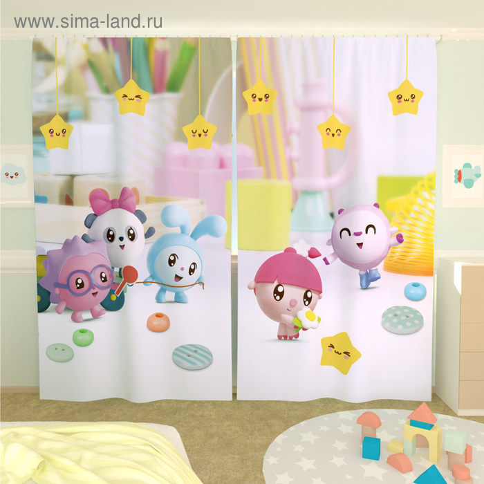 Фотошторы «Малышарики 32», размер 150 × 260 см, габардин
Фотошторы «Малышарики 32», размер 150 × 260 см, габардин