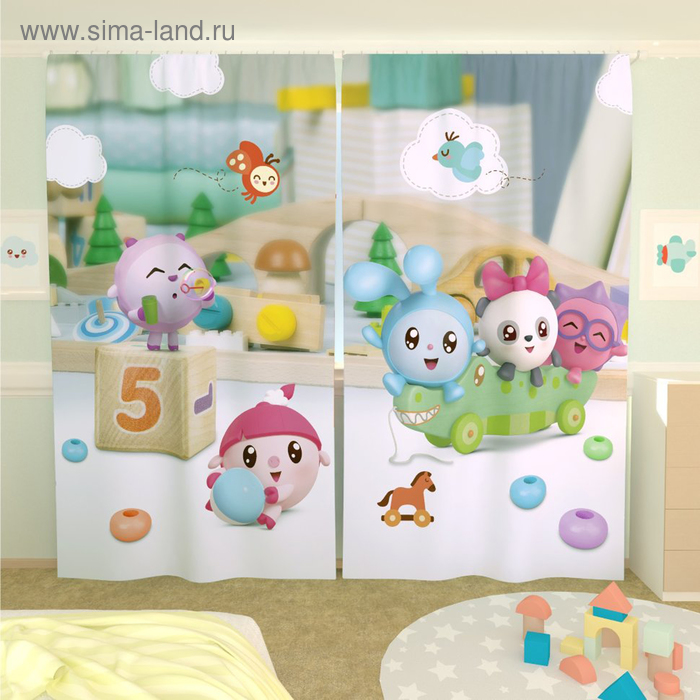 Фотошторы «Малышарики 33», размер 150 × 260 см, габардин
Фотошторы «Малышарики 33», размер 150 × 260 см, габардин