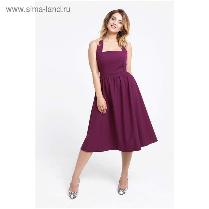 Платье женское, размер 50, цвет сливовый
Платье женское, размер 50, цвет сливовый