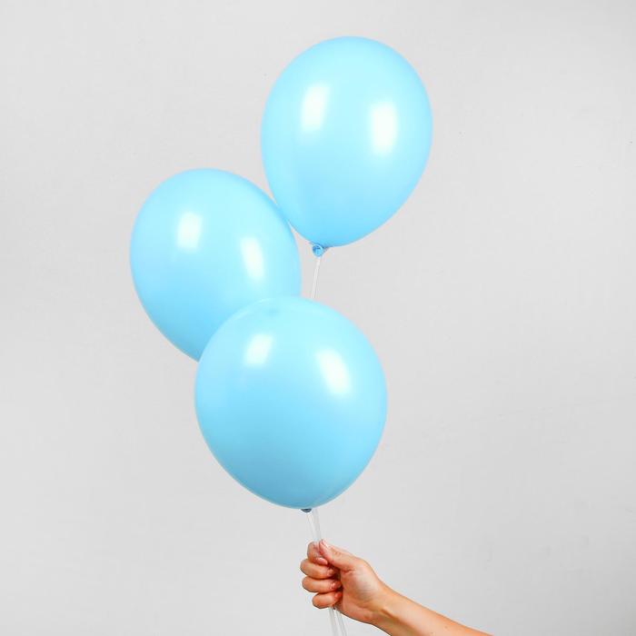 Шар латексный 12", пастель, набор 50 шт., цвет светло-голубой
Шар латексный 12", пастель, набор 50 шт., цвет светло-голубой