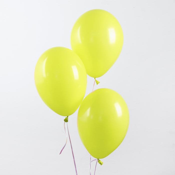 Шар латексный 12", пастель, набор 50 шт., цвет лимонный
Шар латексный 12", пастель, набор 50 шт., цвет лимонный