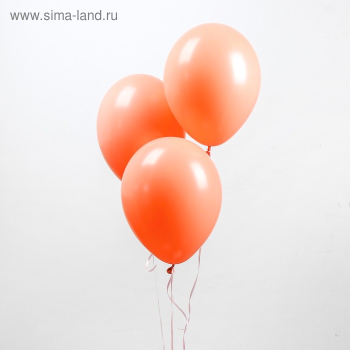 фото Шар латексный 10", пастель, набор 50 шт., цвет персиковый globos festival s.a.