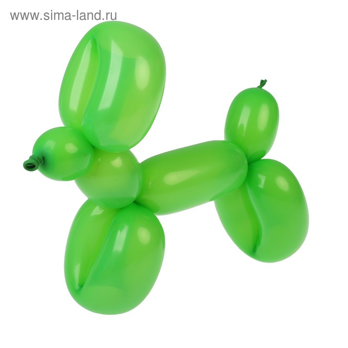 фото Шар для моделирования 160, латексный, набор 25 шт., цвет зелёный globos festival s.a.